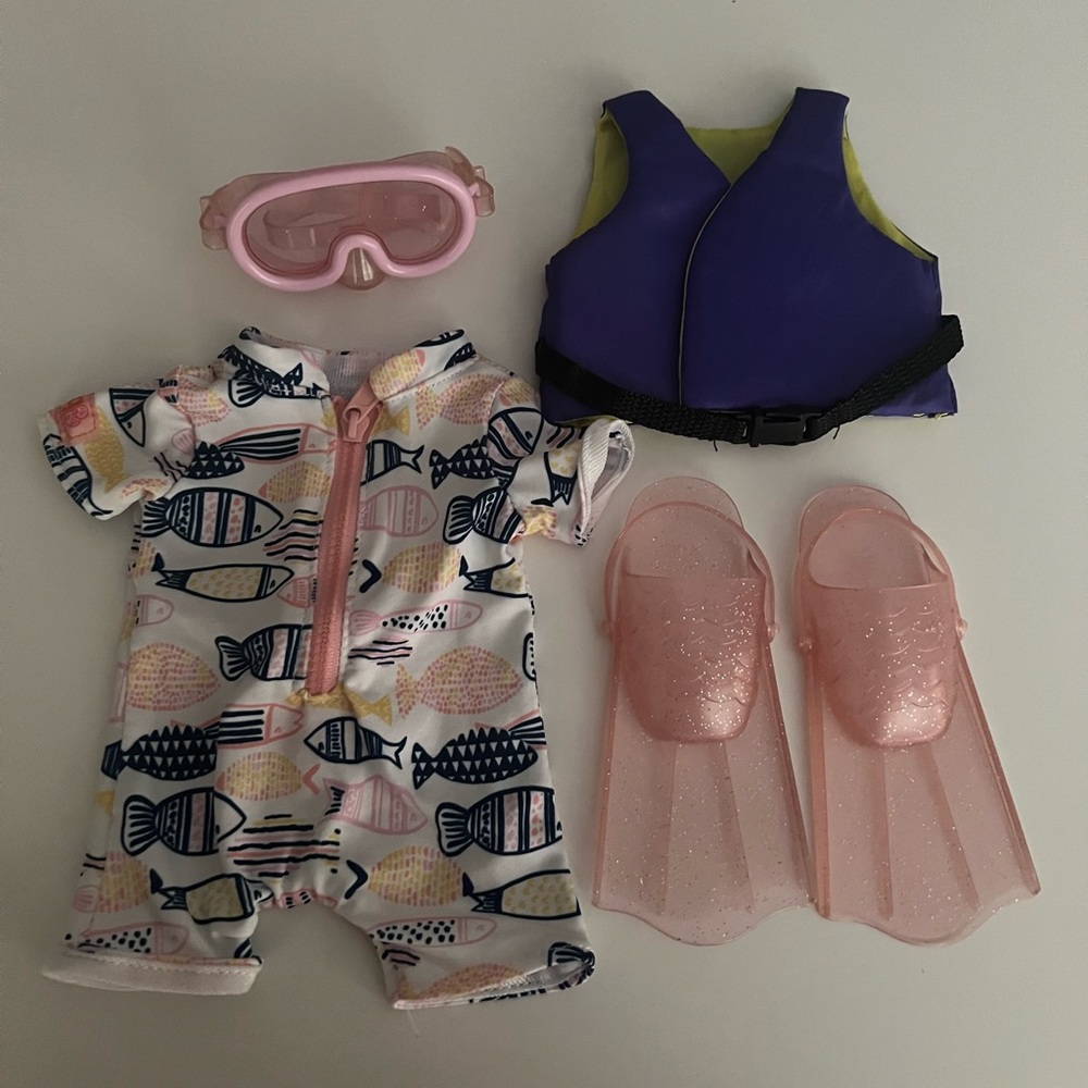 Our Generation Underwater Wonder Doll Outfit and Accessories (Fits 18”inch Doll)